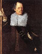 OOST, Jacob van, the Elder Portrait of Fovin de Hasque sg oil on canvas